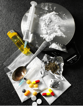 teste de drogas ilegais